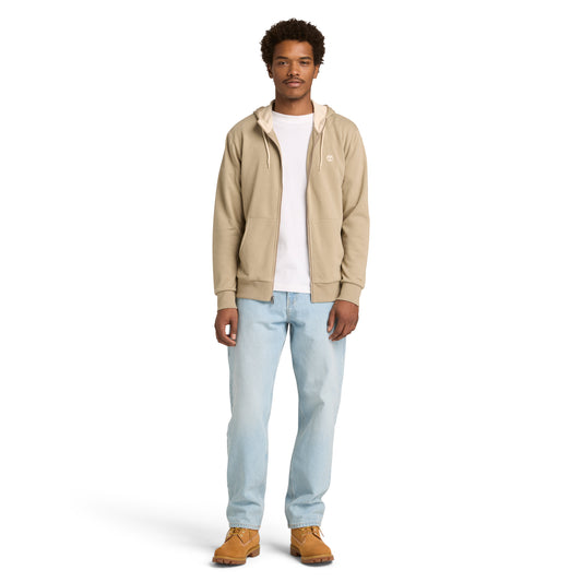 Sudadera Oyster River con gorro y cierre completo para hombre