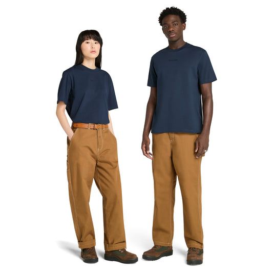 Pantalón de carpintero de lona de algodón para hombre