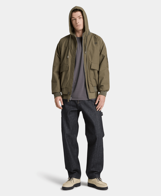 Bomber utilitaria repelente al agua para hombre