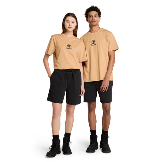 Playera de manga corta con logotipo Stack para hombre