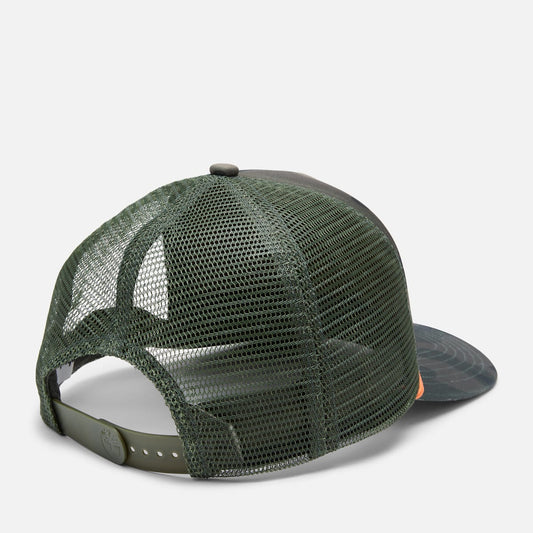 Gorra Trucker con logo bordado, Verde