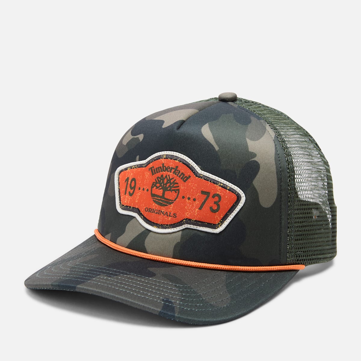 Gorra Trucker con logo bordado, Verde
