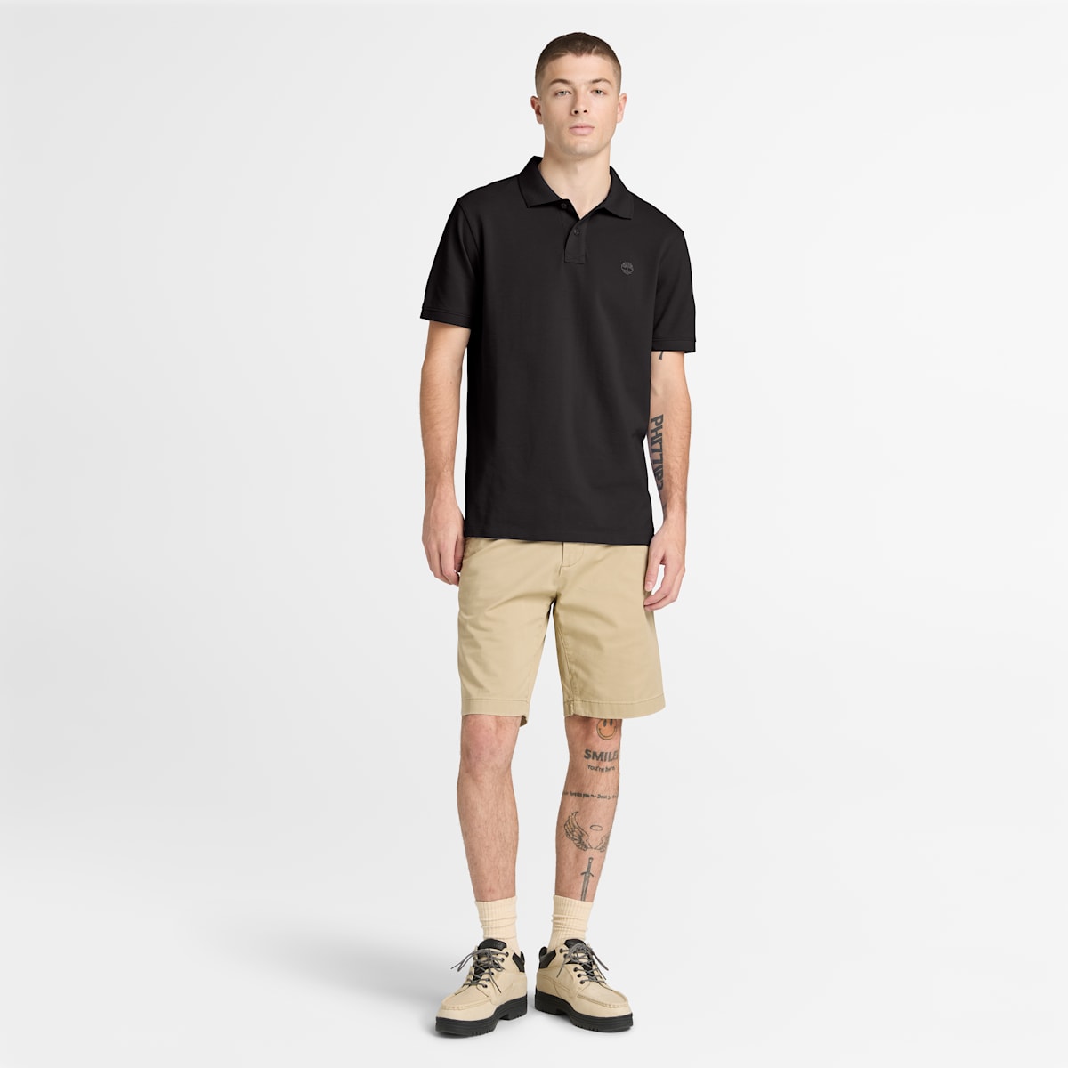 Camisa Polo de algodón para hombre Oyster River con logo