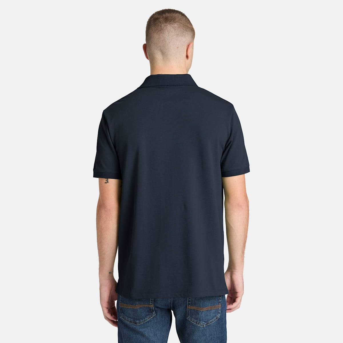 Camisa Polo de algodón para hombre Oyster River con logo