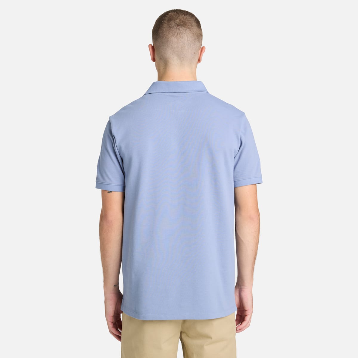 Polo de manga corta de algodón Oyster River para hombre