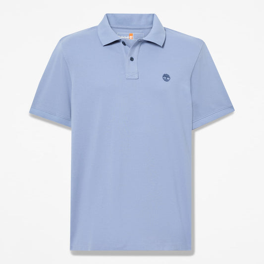 Polo de manga corta de algodón Oyster River para hombre