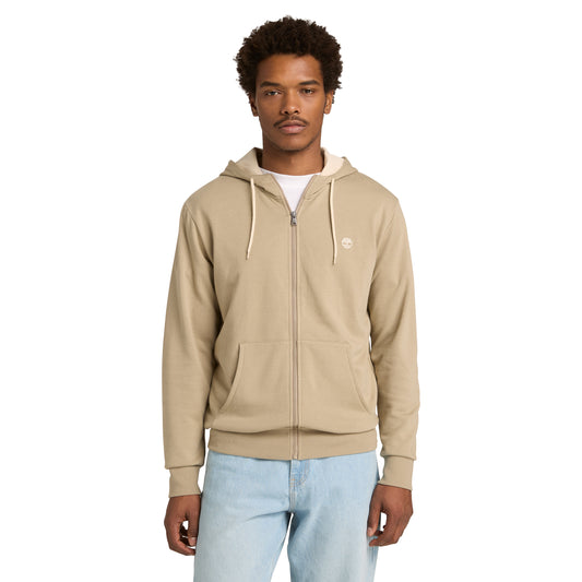 Sudadera Oyster River con gorro y cierre completo para hombre