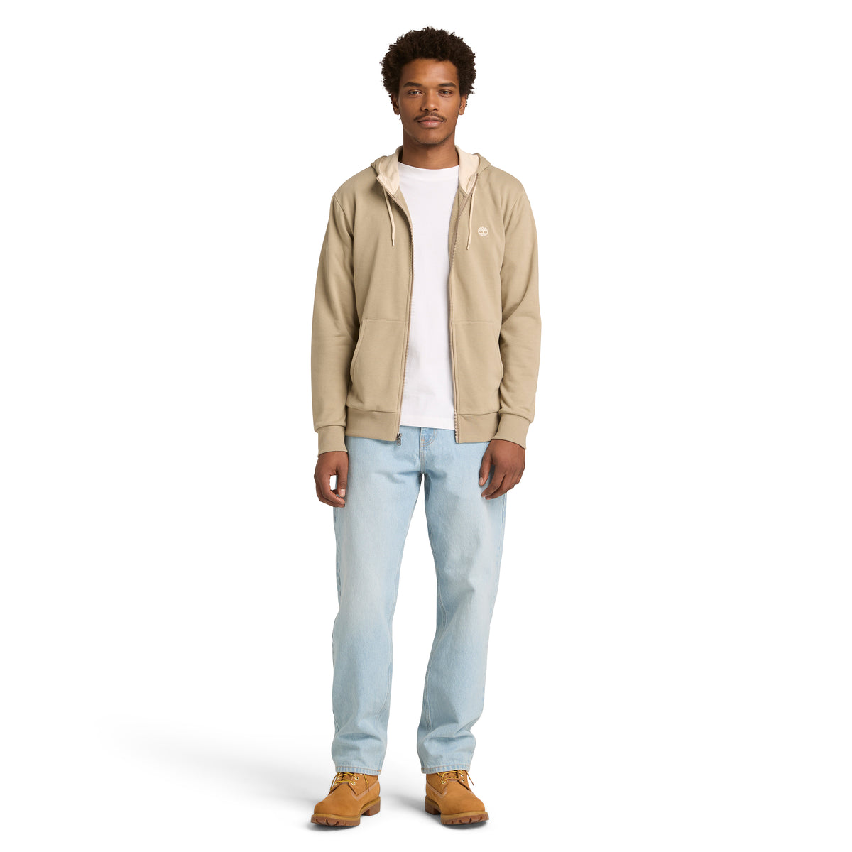 Sudadera Oyster River con gorro y cierre completo para hombre