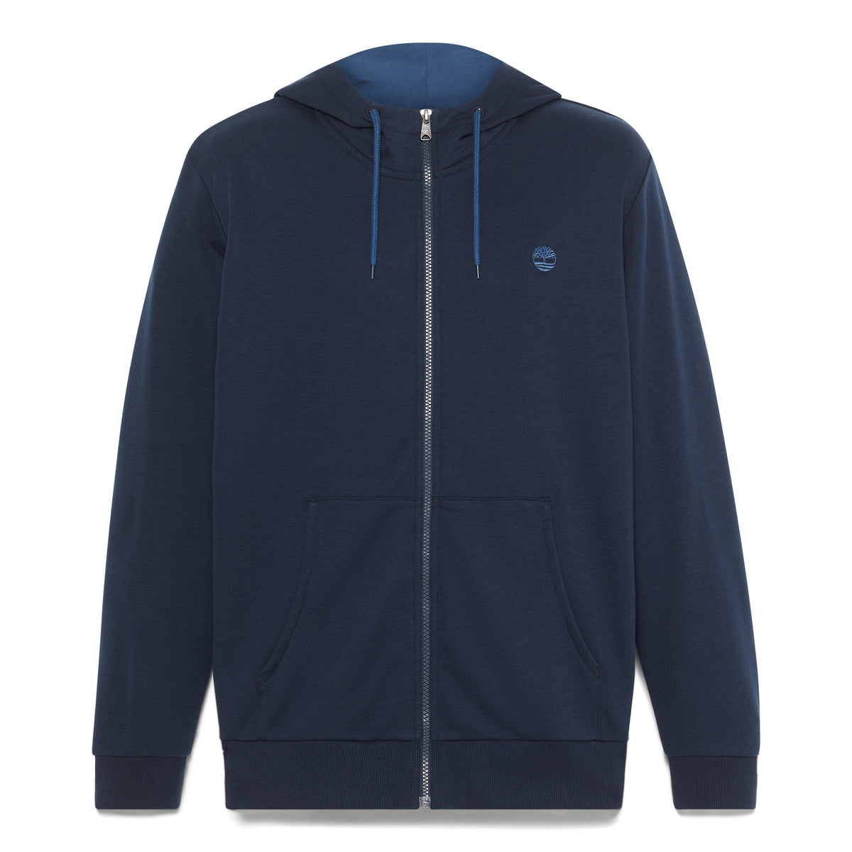 Sudadera para Hombre Oyster River Chest Logo con cierre completo y gorro tipo Hoodie