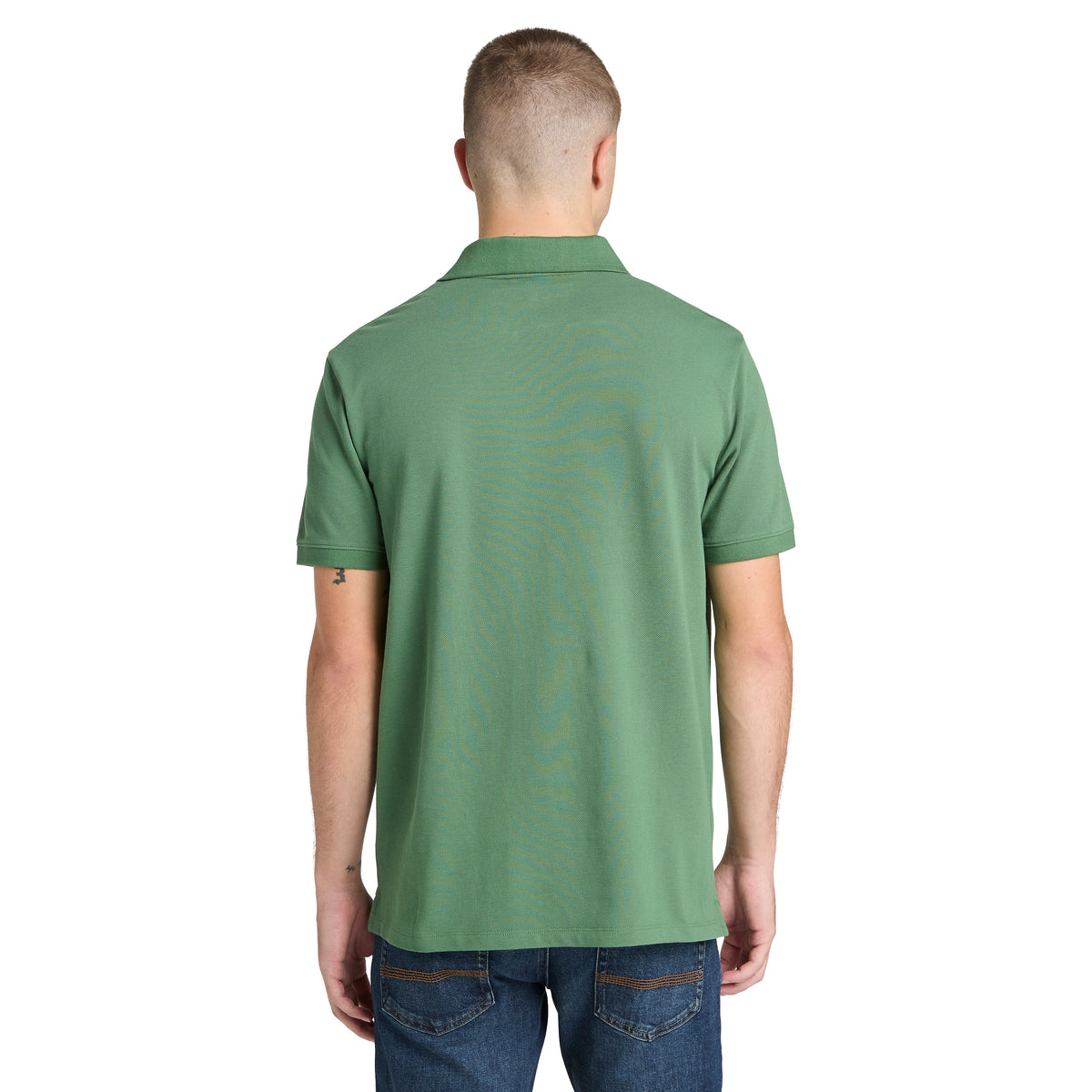 Polo de manga corta de algodón Oyster River para hombre
