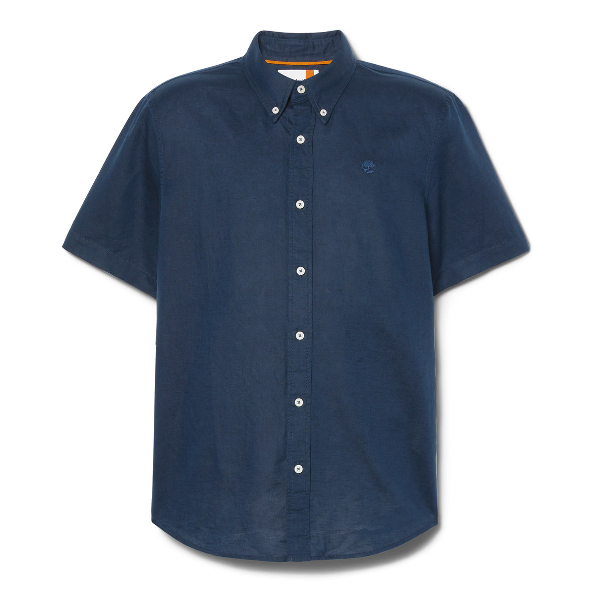 Camisa de manga corta Lovell Lake de algodón y lino para Hombre