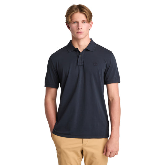 Washed Short Sleeve Polo