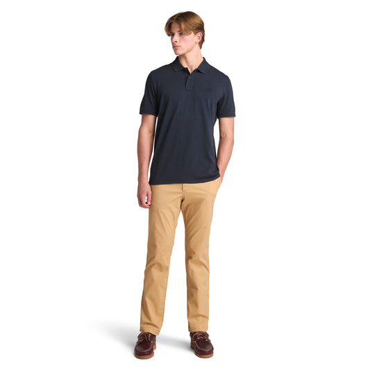 Washed Short Sleeve Polo