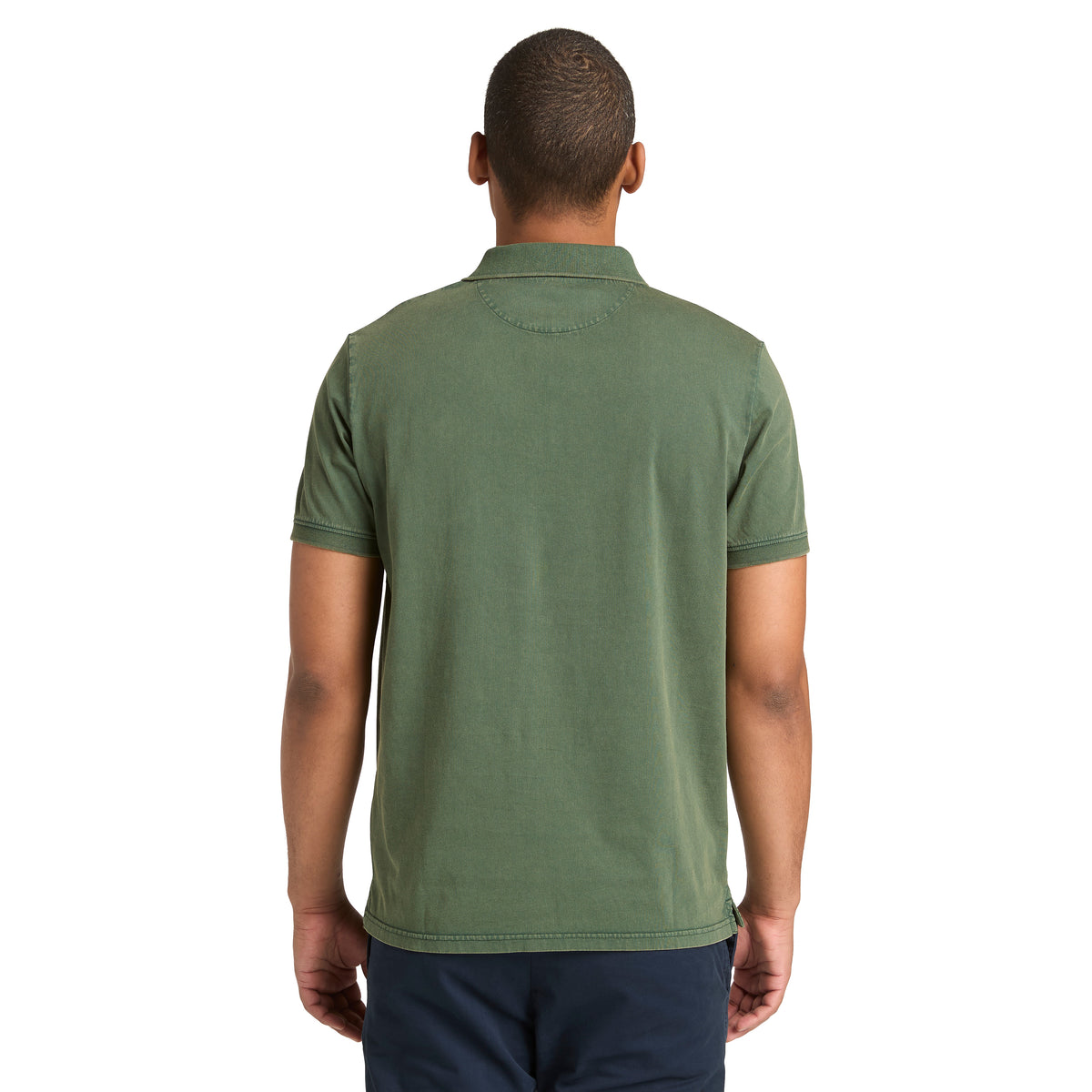 Polo de manga corta de algodón Oyster River para hombre