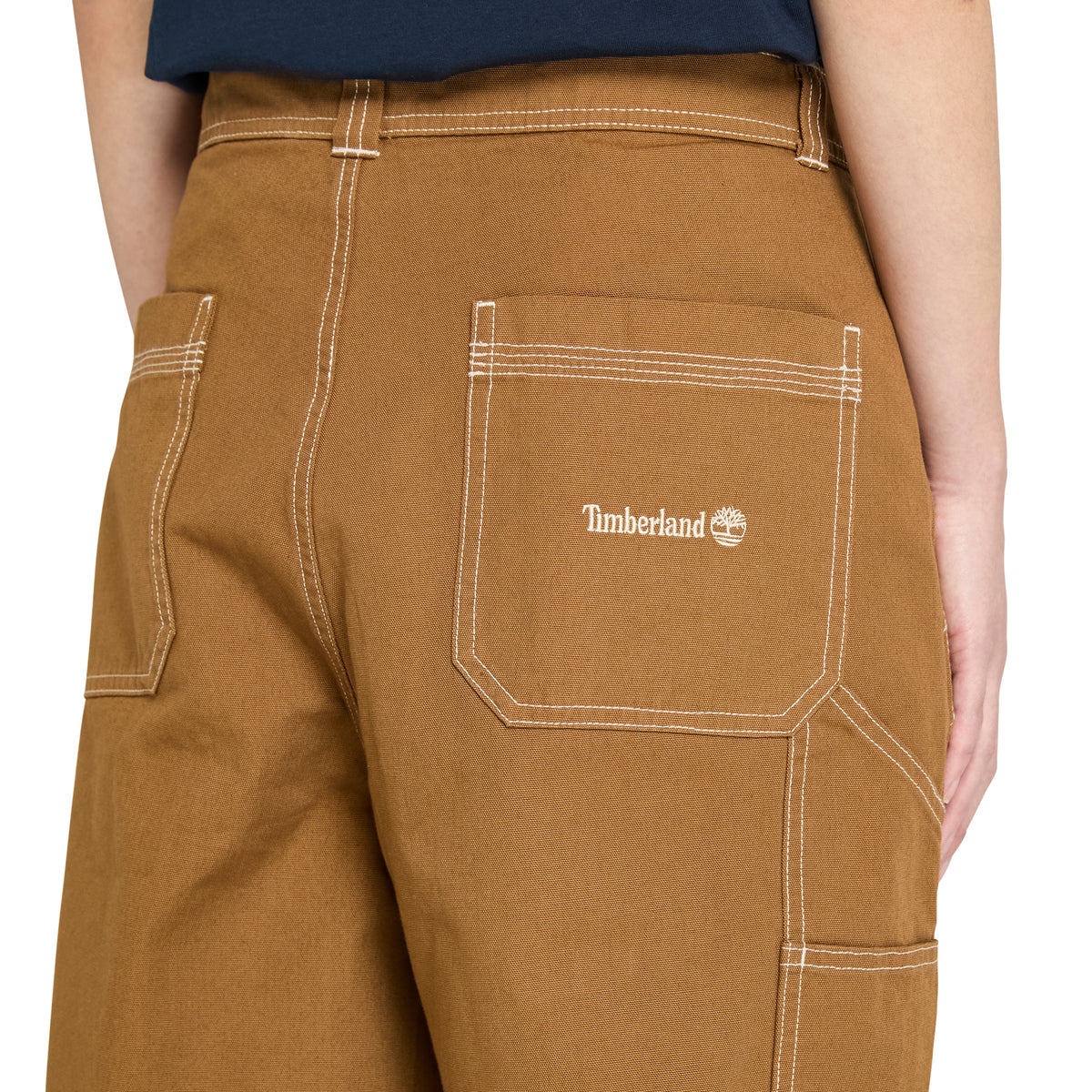 Pantalón de carpintero de lona de algodón para hombre