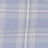 Camisa de manga corta de popelín a cuadros para hombre