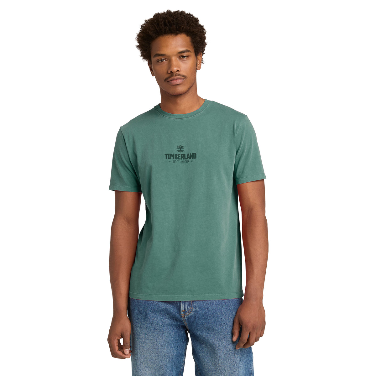 Camiseta de Manga Corta Teñida para hombre