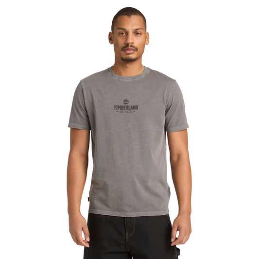 Camiseta de Manga Corta Teñida para hombre
