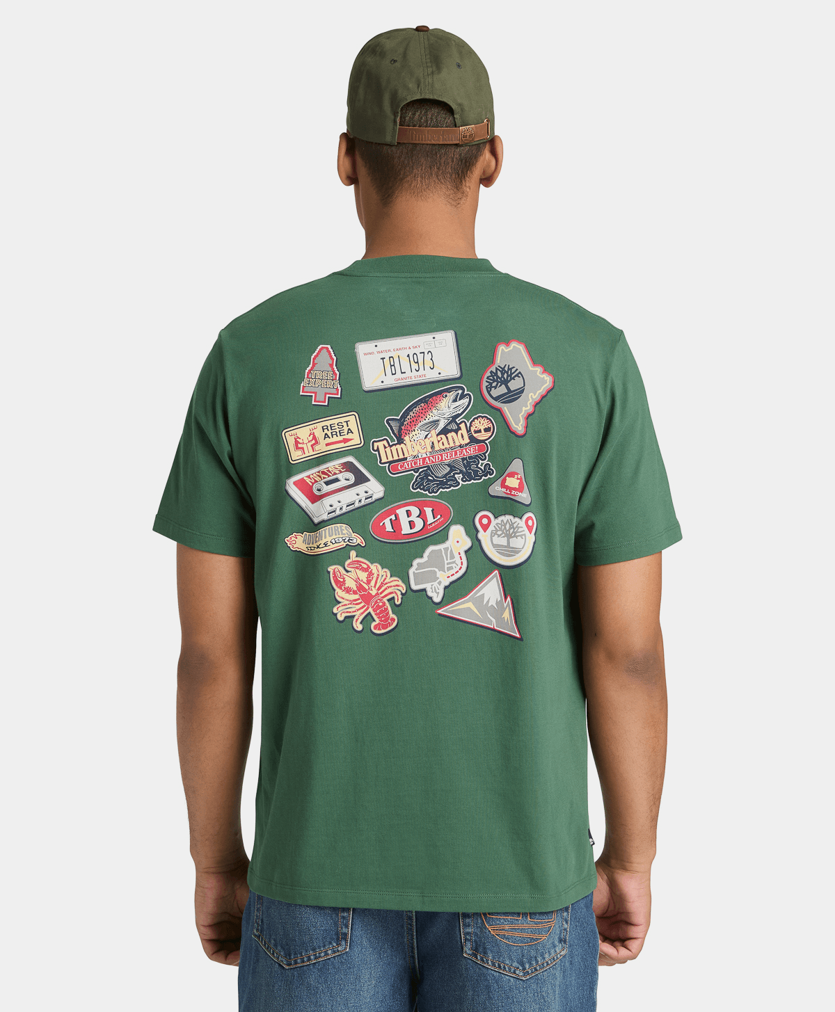 Playera con estampado magnético para Hombre
