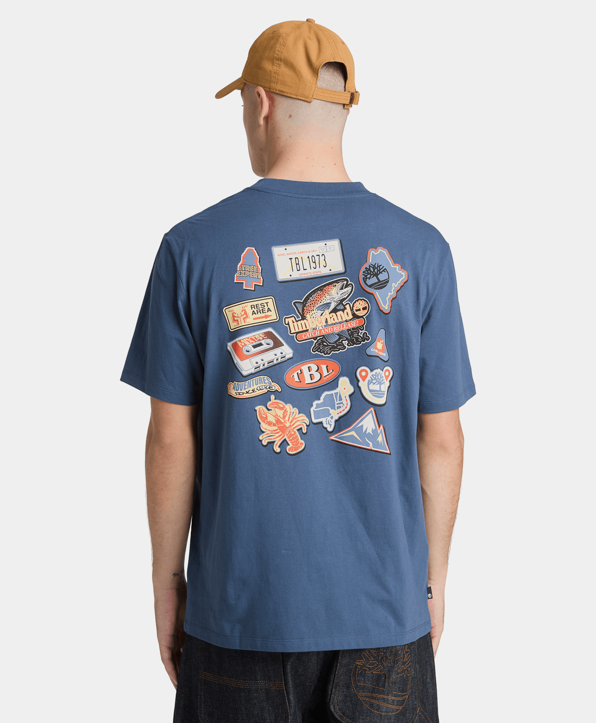 Playera con estampado magnético para Hombre