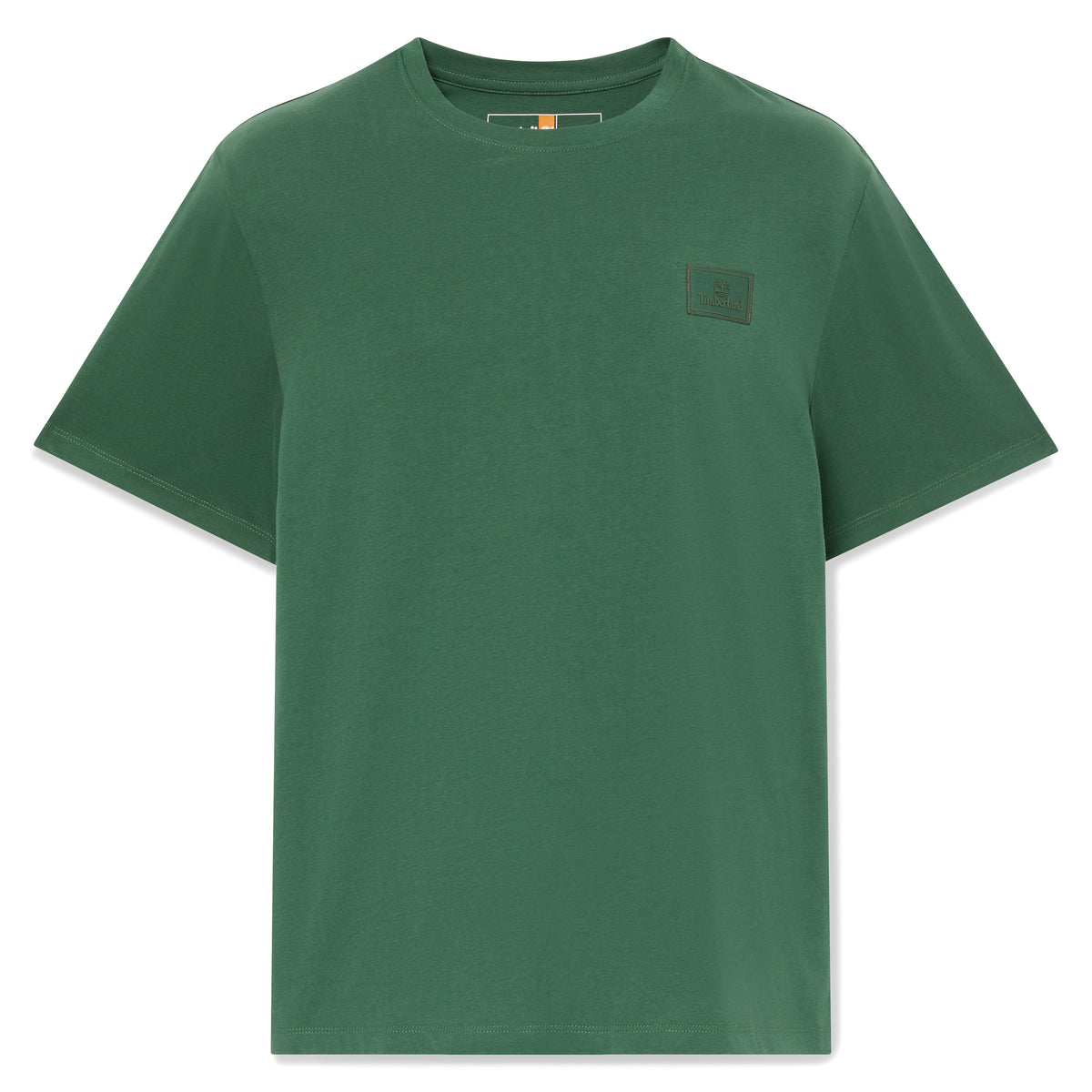Playera de manga corta con logo de silicón para hombre