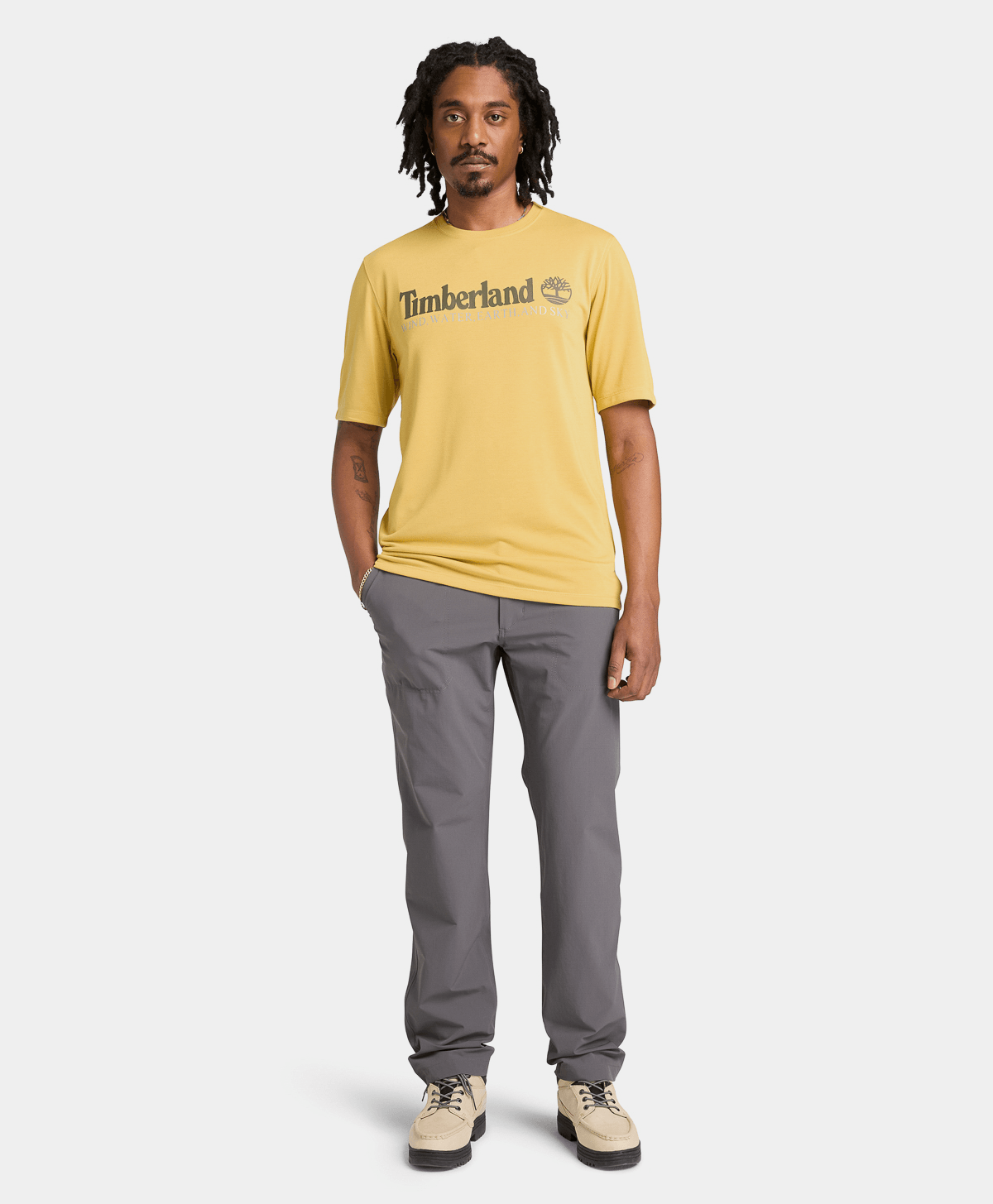 Playera de manga corta para Hombre, Amarillo